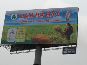 THI CÔNG CĂNG TREO BẠT QUẢNG CÁO TẠI HẢI DƯƠNG cho CÔNG TY TRUYỀN THÔNG Á CHÂU