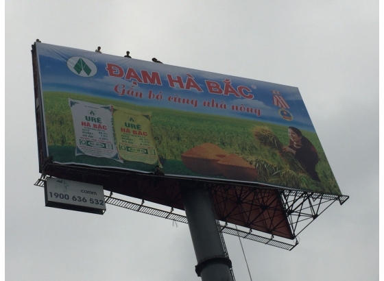 THI CÔNG CĂNG TREO BẠT QUẢNG CÁO TẠI HẢI DƯƠNG cho CÔNG TY TRUYỀN THÔNG Á CHÂU
