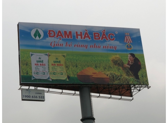 THI CÔNG CĂNG TREO BẠT QUẢNG CÁO TẠI HẢI DƯƠNG cho CÔNG TY TRUYỀN THÔNG Á CHÂU