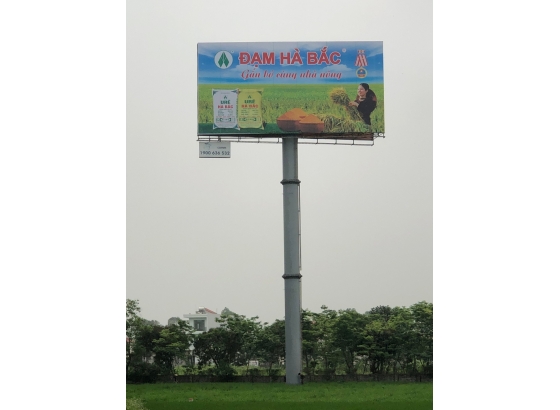 THI CÔNG CĂNG TREO BẠT QUẢNG CÁO TẠI HẢI DƯƠNG cho CÔNG TY TRUYỀN THÔNG Á CHÂU