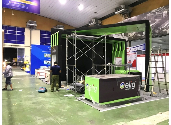 Gian hàng triển lãm cho Elig tại Vimexpo Hanoi 2023