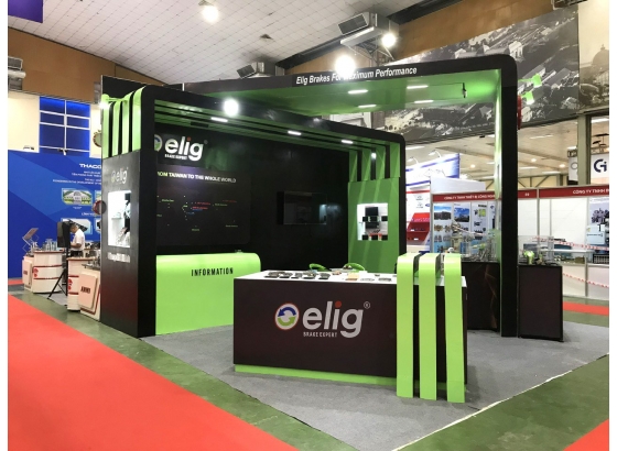 Gian hàng triển lãm cho Elig tại Vimexpo Hanoi 2023