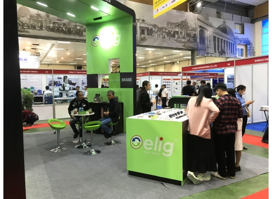 Gian hàng triển lãm cho Elig tại Vimexpo Hanoi 2023