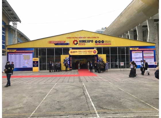 Gian hàng triển lãm cho Elig tại Vimexpo Hanoi 2023