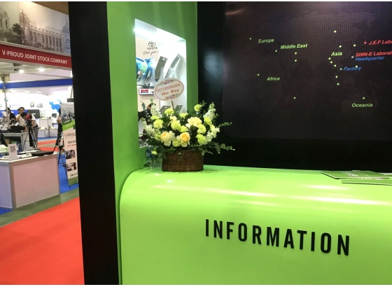 Gian hàng triển lãm cho Elig tại Vimexpo Hanoi 2023